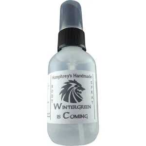 Humphrey's Handmade Wintergreen is coming perfume bottle
