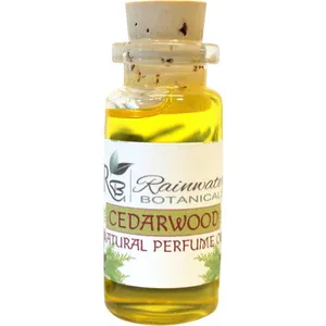 Rainwater Botanicals Cedarwood perfume bottle