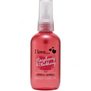 I love… Raspberry & Blackberry parfüm şişesi