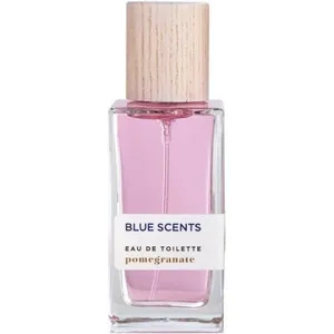 Blue Scents Pomegranate perfume bottle