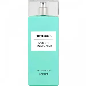 Notebook Cassis & Pink Pepper perfume bottle