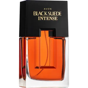 Avon Black Suede Intense perfume bottle