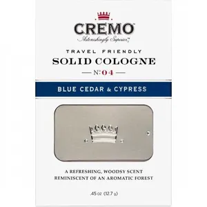 Cremo Blue Cedar & Cypress (Solid Cologne) parfüm şişesi