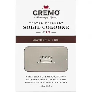 Cremo Leather & Oud (Solid Cologne) perfume bottle