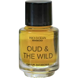 Ink + Ocean Botanicals Oud & The Wild parfüm şişesi