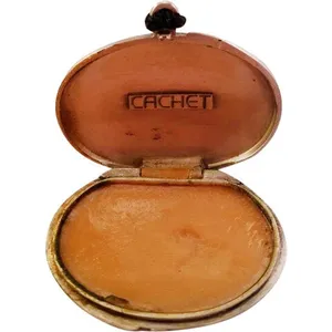 Prince Matchabelli Cachet Perfume Jewelry Oval Pendant (Solid Perfume) perfume bottle