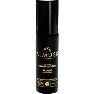 Almusk Agarwood Rose perfume bottle