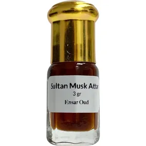 Ensar Oud Sultan Musk Attar perfume bottle