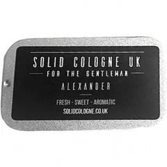 Solid Cologne UK Alexander parfüm şişesi