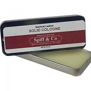 Spiff & Co Sawdust Leather perfume bottle