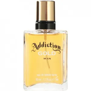 Conquest Personal Care Addiction Gold Man perfume bottle