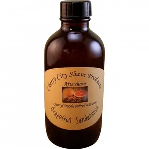 Cherry City Shave Products Grapefruit Sandalwood perfume bottle