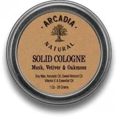 Arcadia Natural Musk, Vetiver & Oakmoss parfüm şişesi
