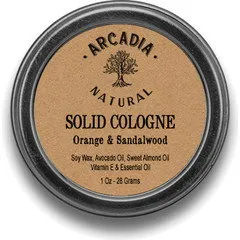 Arcadia Natural Orange & Sandalwood perfume bottle