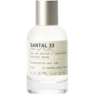 Le Labo Santal 33 (Eau de Parfum) perfume bottle