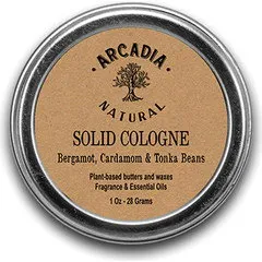 Arcadia Natural Bergamot, Cardamom & Tonka Beans perfume bottle