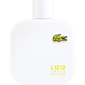 Lacoste Eau de Lacoste L.12.12 Blanc Limited Edition perfume bottle