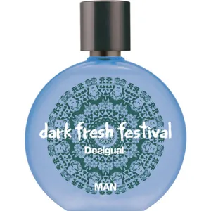 Desigual Dark Fresh Festival perfume bottle