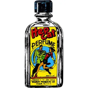 Valmor Products Co. Hep Cat perfume bottle