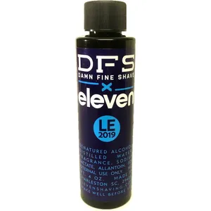 Eleven DFS - Damn Fine Shave perfume bottle