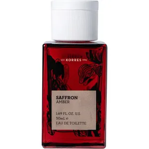 Korres Saffron Amber perfume bottle