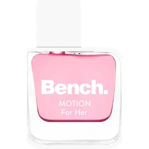 Bench. Motion for Her perfume bottle