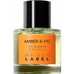 Label Amber & Fig perfume bottle