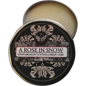 Midnight Gypsy Alchemy A Rose in Snow (Solid Perfume) perfume bottle