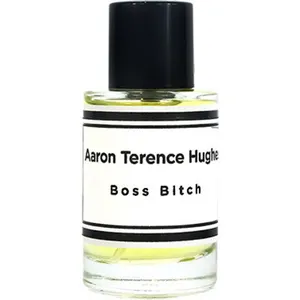 Aaron Terence Hughes Boss Bitch perfume bottle