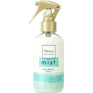 Aqua Savon Mama. Aqua Savon - Green Aroma Water / ママ アクアシャボン グリーンアロマウォーターの香り (Hair & Body Mist) parfüm şişesi