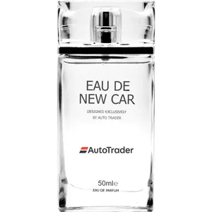 AutoTrader Eau de New Car parfüm şişesi