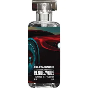 The Dua Brand Rendezvous perfume bottle