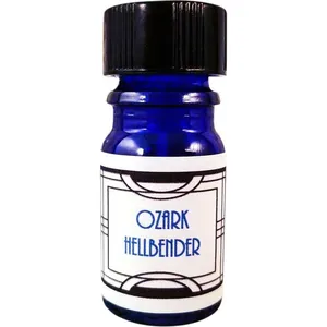 Nui Cobalt Designs Ozark Hellbender perfume bottle