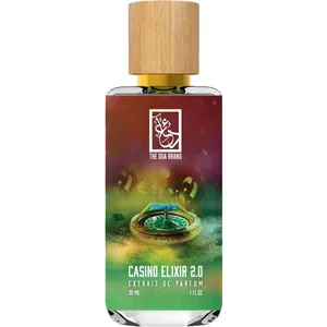 The Dua Brand Casino Elixir 2.0 perfume bottle