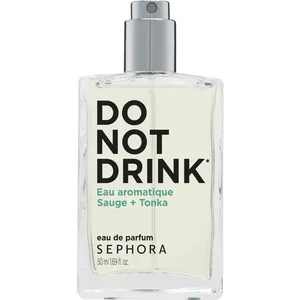 Sephora Do Not Drink - Eau Aromatique Sauge + Tonka perfume bottle
