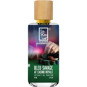 The Dua Brand Bleu Savage at Casino Royale perfume bottle
