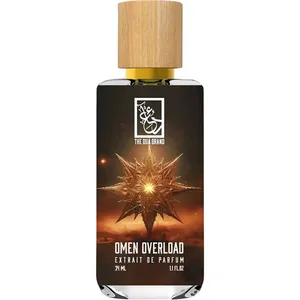The Dua Brand Omen Overload perfume bottle