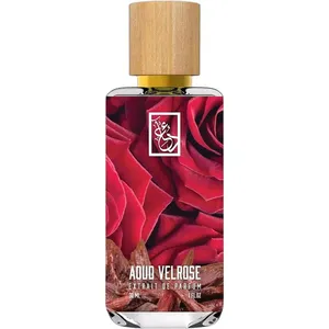 The Dua Brand Aoud Velrose perfume bottle