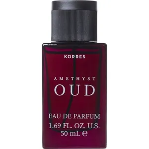 Korres Amethyst Oud perfume bottle