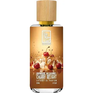 The Dua Brand Drowning in Caramel Cherry Delight perfume bottle