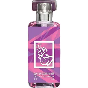 The Dua Brand Dua's UK Elixir for Her perfume bottle