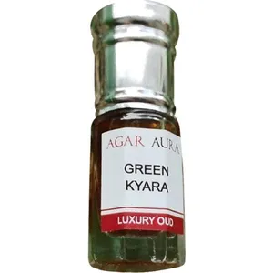 Agar Aura Green Kyara perfume bottle