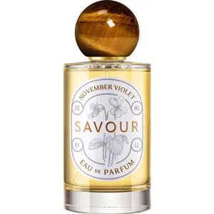 Savour November Violet perfume bottle