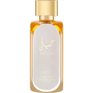 Lattafa Hayaati Gold Elixir parfüm şişesi