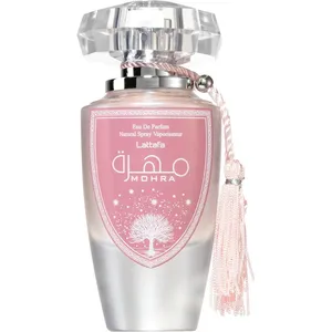 Lattafa Mohra Silky Rose parfüm şişesi