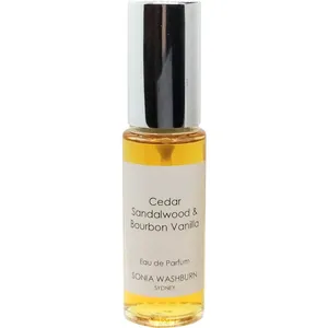 Sonia Washburn Cedar Sandalwood & Bourbon Vanilla parfüm şişesi