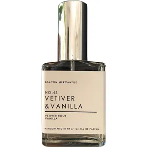 Beacon Mercantile No.43 Vetiver & Vanilla parfüm şişesi