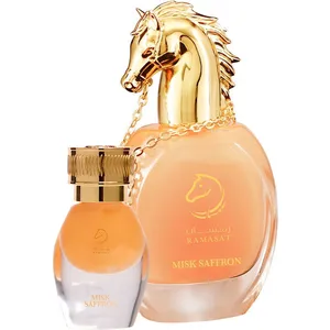 Ramasat Misk Saffron perfume bottle