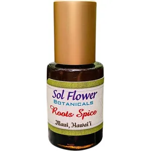 Sol Flower Botanicals Roots Spice perfume bottle