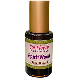 Sol Flower Botanicals SpiritWood perfume bottle